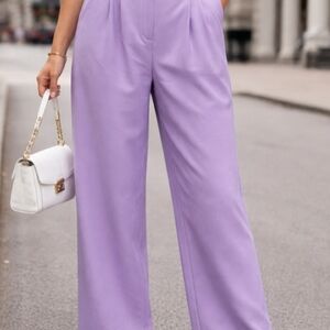 NWT. Lucy Paris Lavender Wide Leg Pants. Size M.
